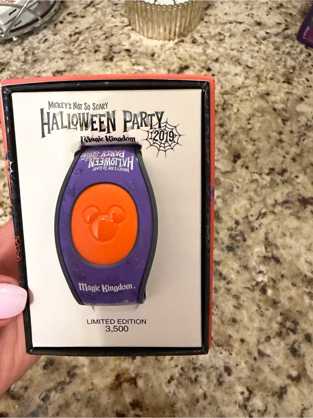 Mickey's Not So Scary Halloween Party 2019 MagicBand - Purple/Orange